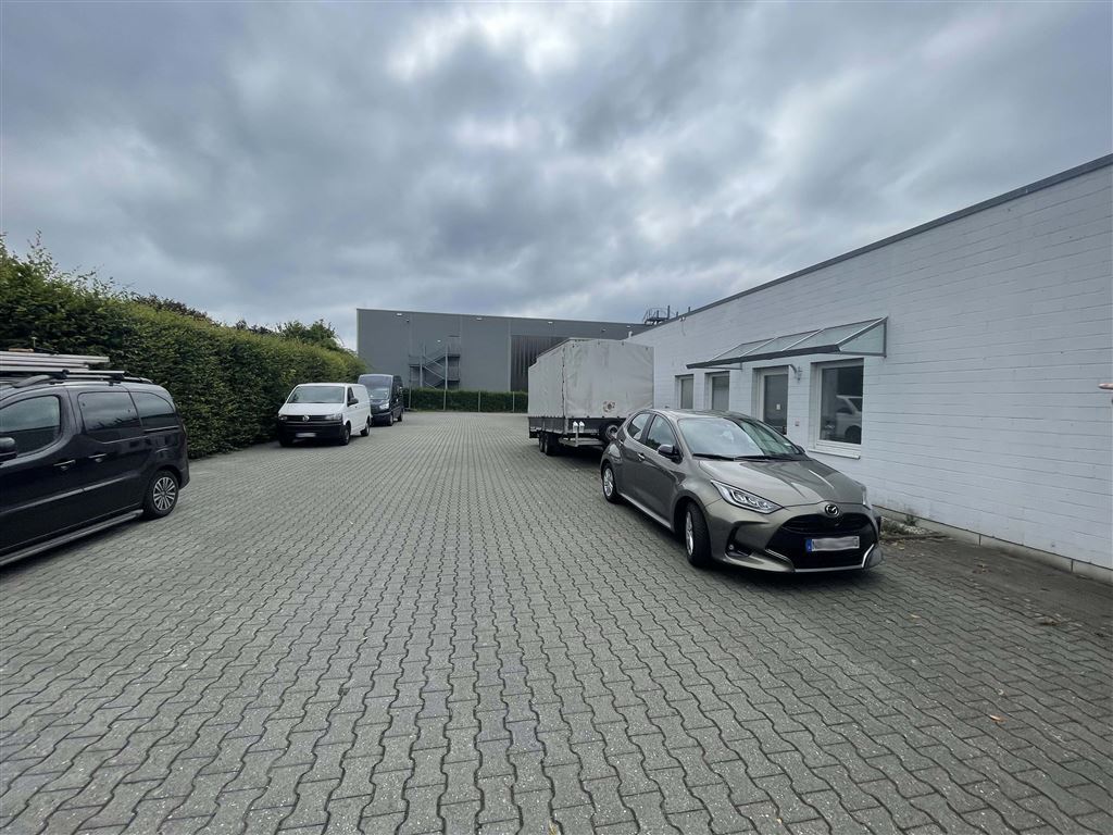 gepflasterte Außenfläche