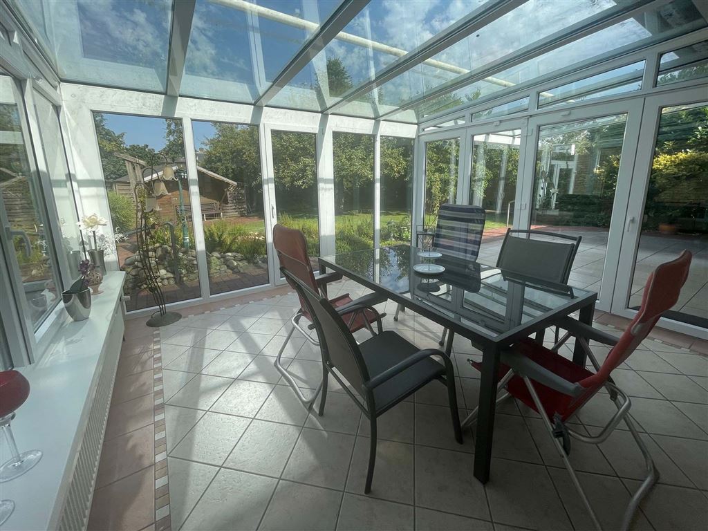 Wintergarten mit Beschattung