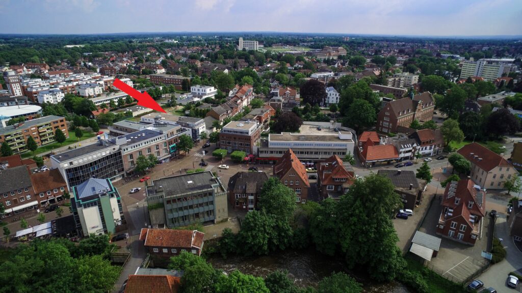 Nordhorn - Europa-Platz: Exklusive Penthousewohnung im Herzen von Nordhorn! Mit Aufzug und Tiefgarage.