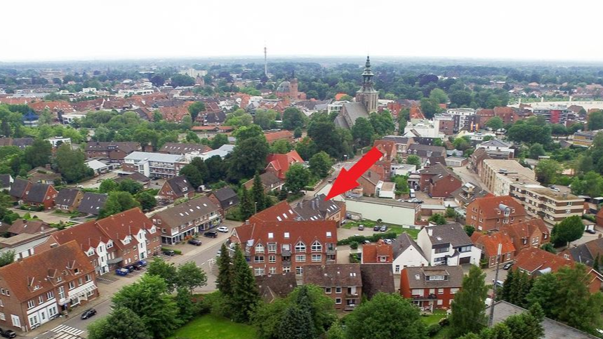 Nordhorn - Nordhorn-City: Dachgeschosswohnung mit Loggia!